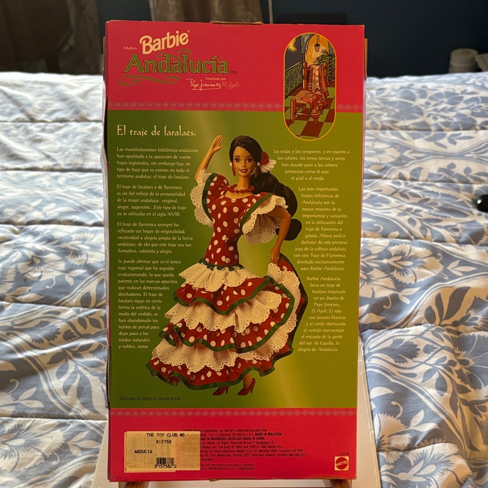 Vintage 1996 Barbie Andalucia Doll designed by Pepe Jimenez— - Picture 4 of 9
